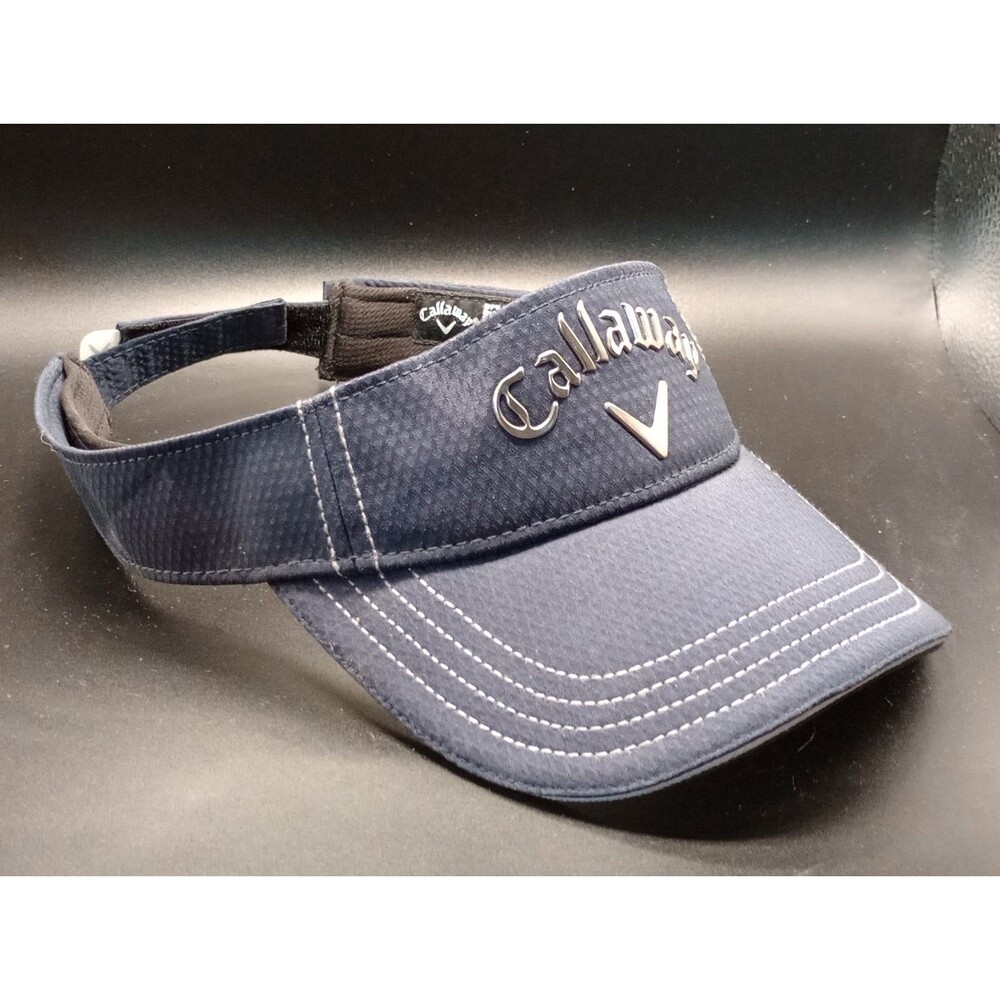 Callaway Odyssey Navy Blue Golf Vizor Cap Adjustable Strap Back